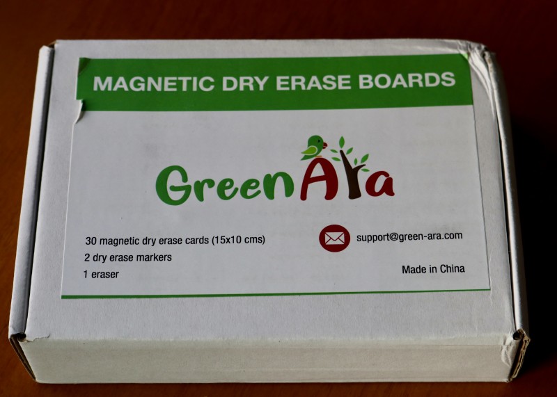 Green Ara Magnetic Whiteboard Set Review & Giveaway