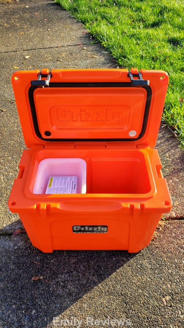 Orange grizzly sales cooler