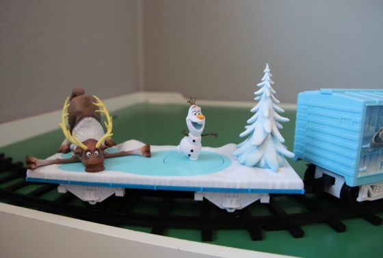 frozen electric train