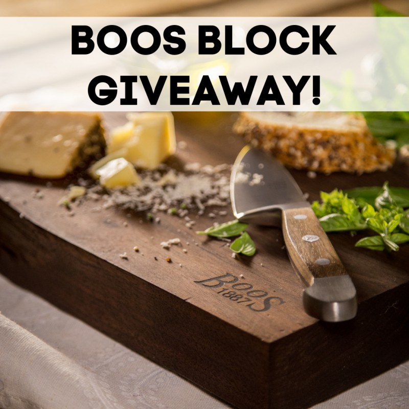 John Boos Foundry Collection Table + Stools & Boos Block Giveaway
