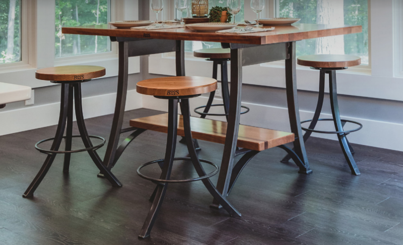 John Boos Foundry Collection Table & Stools