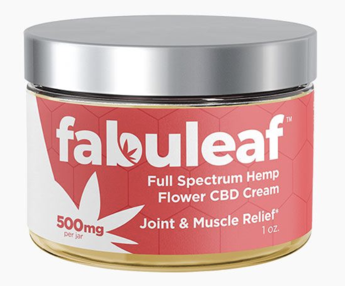 Fabuleaf Full Spectrum Hemp Flower CBD Cream 