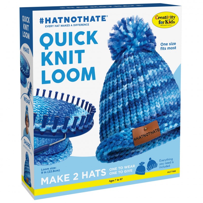 #hatnothate knit loom kit