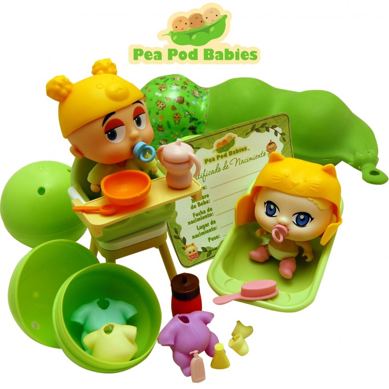 Pea Pod Babies Clothing Collectible Mystery Surprise Toy with Mini Baby & A 