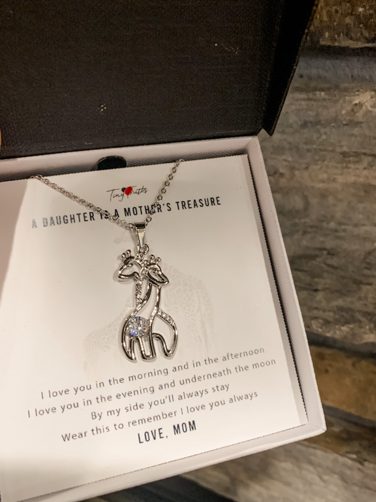 Tiny Truths Jewelry - Graceful Love Giraffe Necklace (Beautiful Gift Idea!)