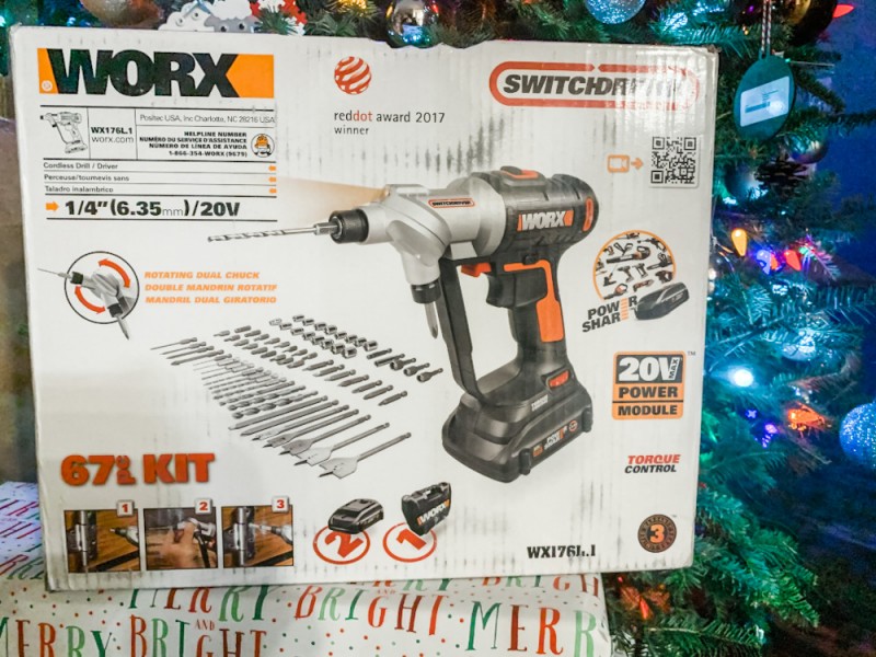 Worx Switchdriver - 20V Cordless Drill & Driver 67 Piece Kit
