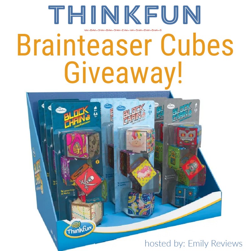 Block Chain Linked Brainteaser Cubes from ThinkFun (+ Giveaway!)