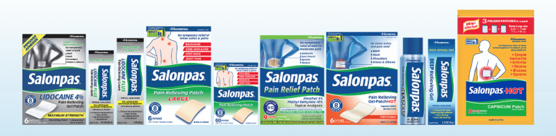 Salonpas Line Of Topical OTC Pain Relief Products ($150+ Giveaway)