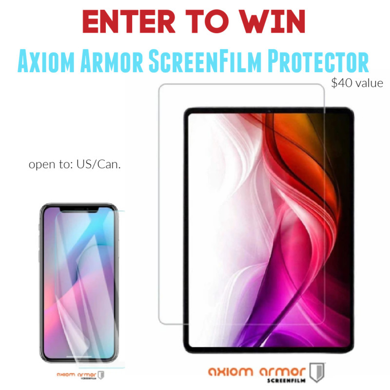 Axiom Armor Screen Protection + Discount & Giveaway