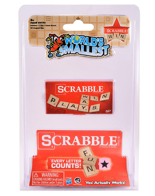 World's Smallest Scrabble Game