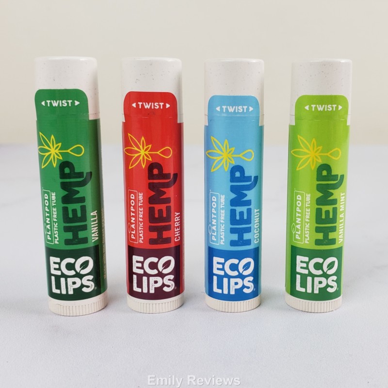Eco Lips, Plant Pods, Hemp, Organic, Lip Balm, Skin Care