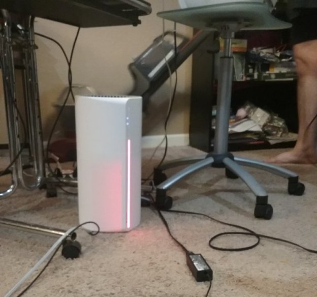 Sensibo pure air purifier light turns red