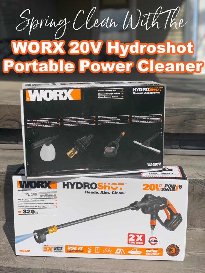 WORX 20V Hydroshot Portable Power Cleaner