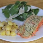 Baked Salmon with Italian Herb Crust Recipe