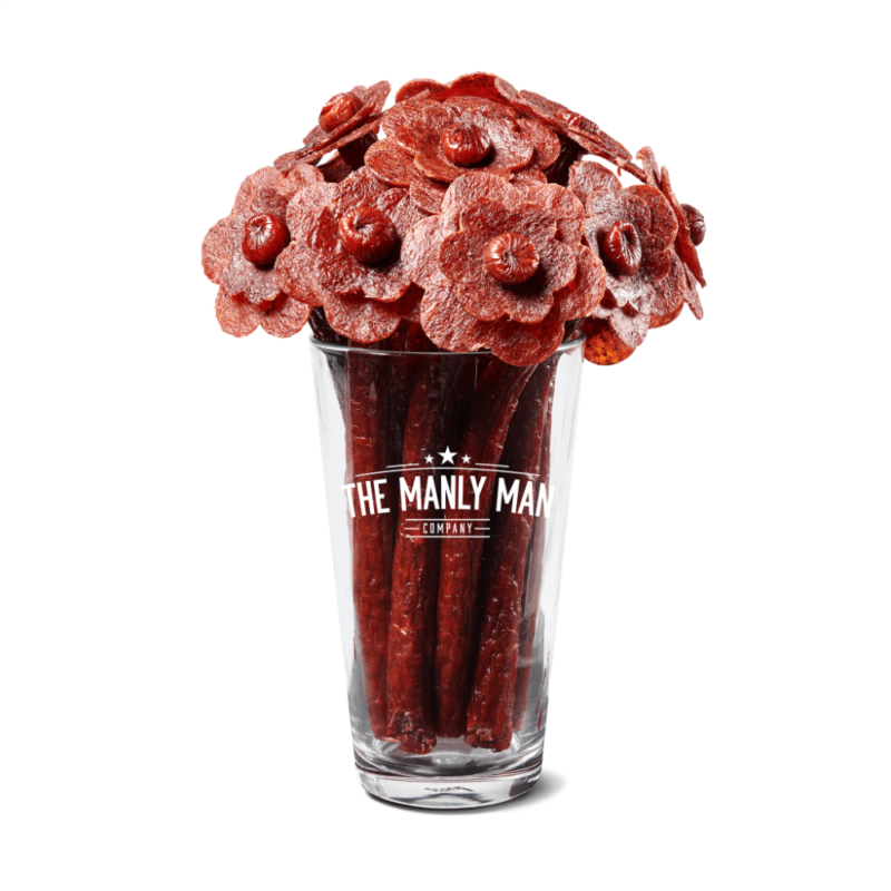 Beef jerky bouquet