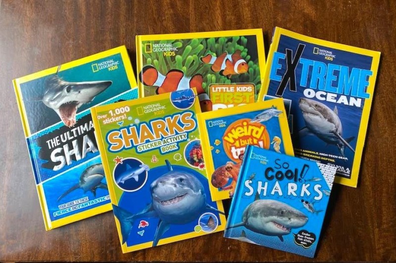national geographic shark-tastic book giveaway
