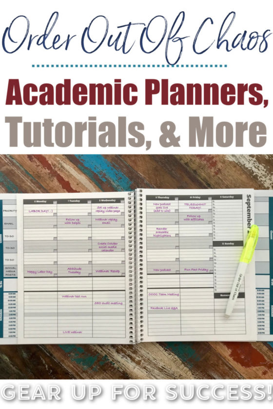 Order Out Of Chaos Academic Planners Review Emily Reviews