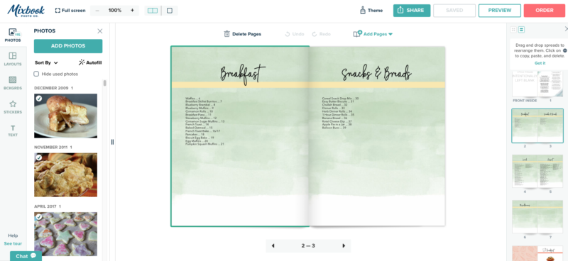 Create Your Own Family Cookbook With Mixbook