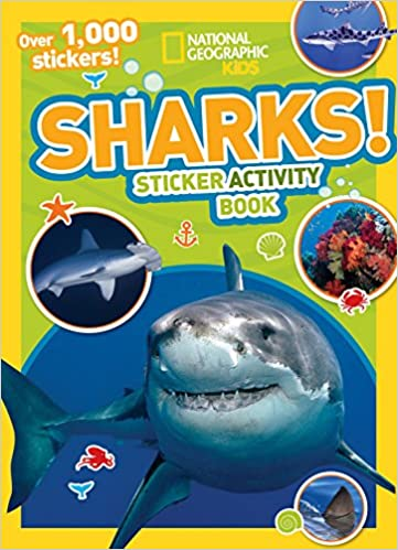 sharks sticker activity book