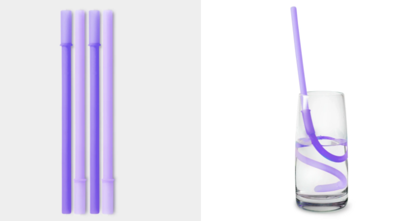 Silikids - REUSABLE CONNECTABLE SILICONE SILISTRAW, 4PK