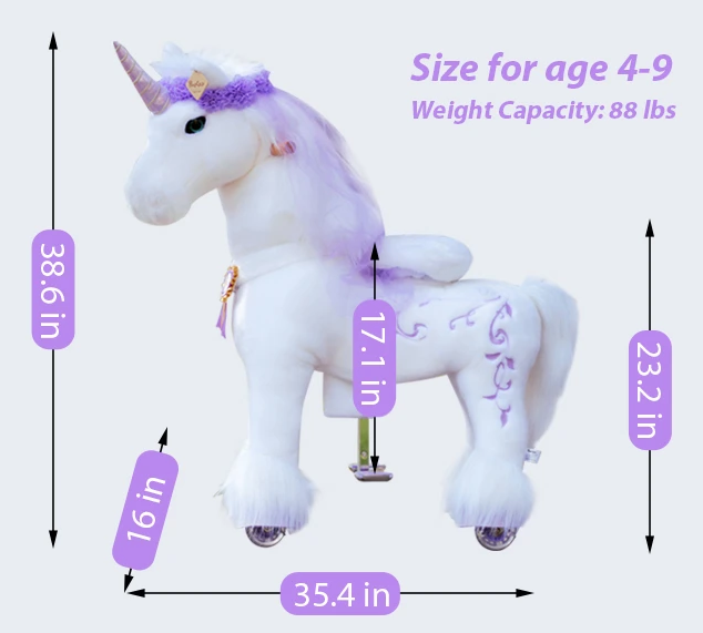 PonyCycle Unicorn Model K Review- My Daughter’s Unicorn Dream Come True!