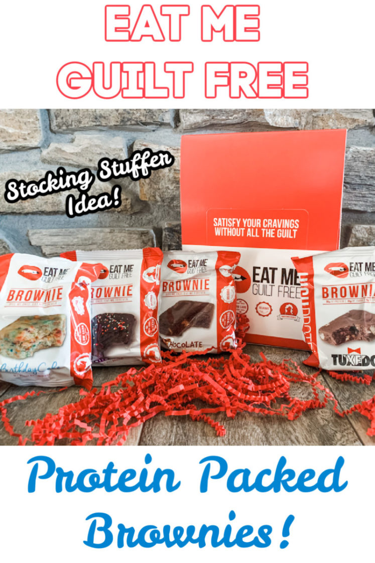 Eat Me Guilt Free Protein Packed Brownies - Perfect Stocking Stuffers!