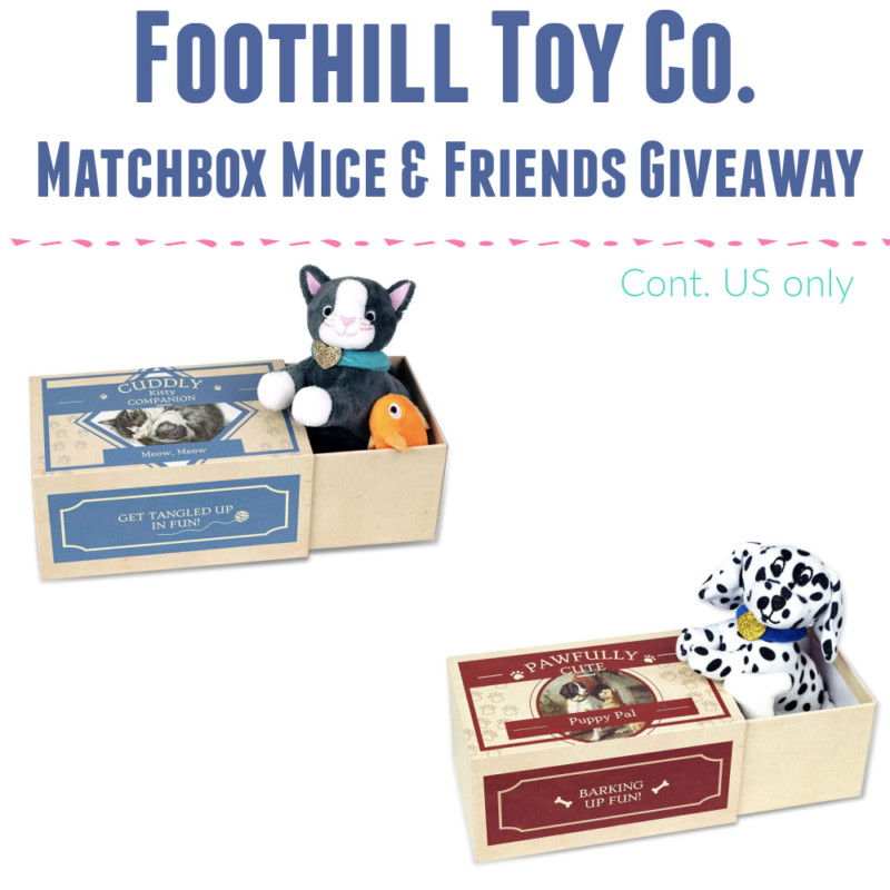 Foothill Toy Company - Matchbox Mice & Friends Giveaway