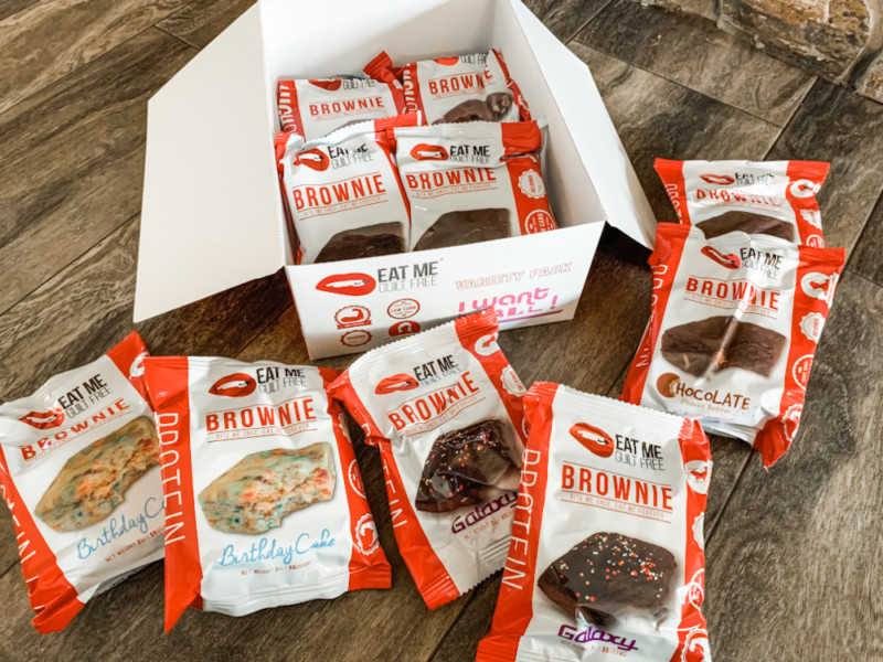 Eat Me Guilt Free Protein Packed Brownies - Perfect Stocking Stuffers!