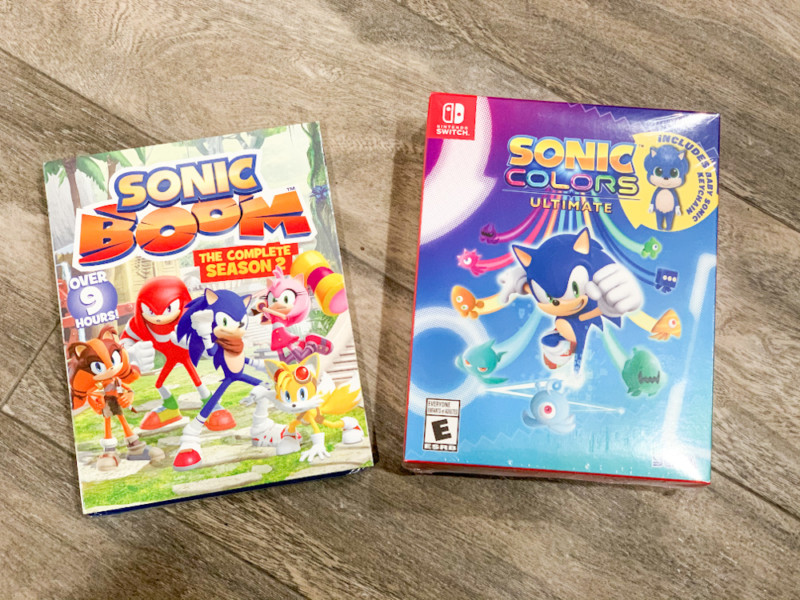 Brand New Season 2 of Sonic Boom on Blu-Ray + Sonic Colors Ultimate Nintendo Switch Game *GIVEAWAY*