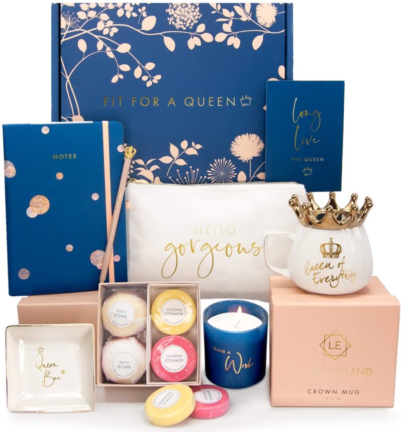 Pamper The Women In Your Life - Luxe England Queen Gift Box + SoftTouch Foot Peel 