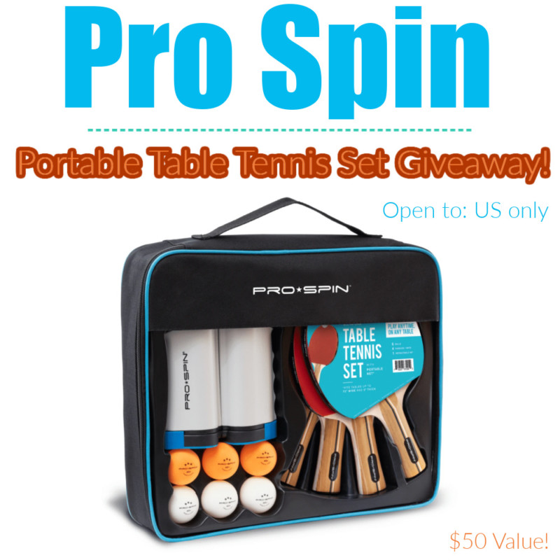 Pro Spin: 4-Player All-in-One Portable Table Tennis Set + Giveaway