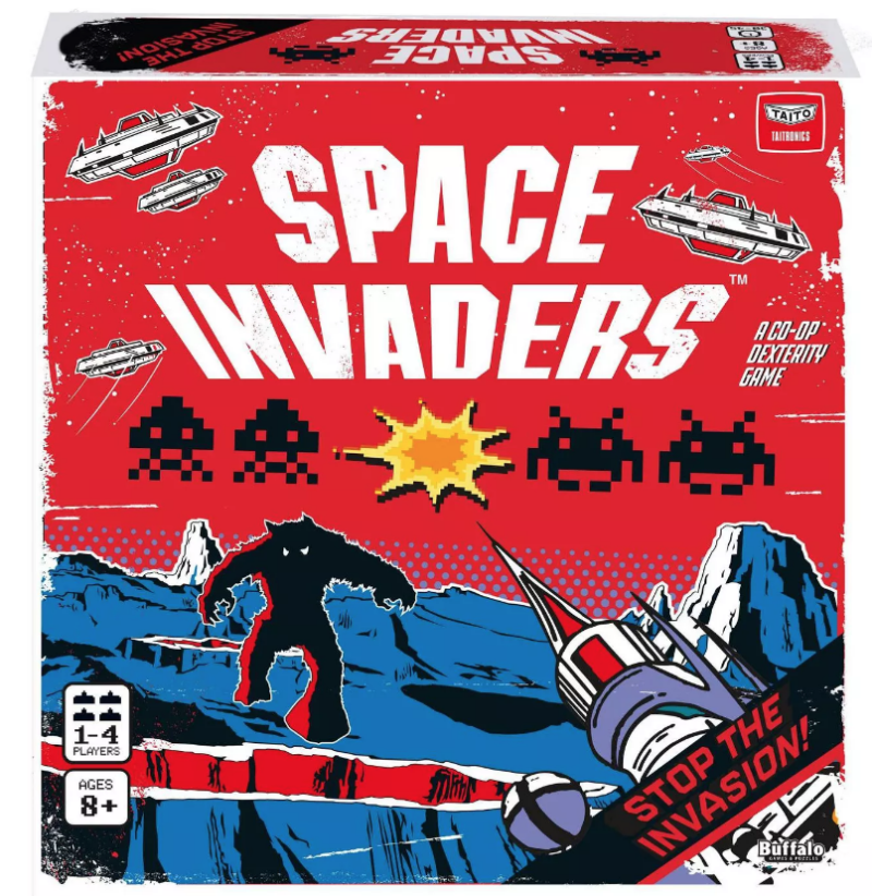 Space Invaders Cooperative Dexterity Board Game