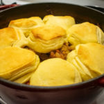 Beef Roast Stew With Biscuits