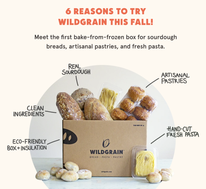Wildgrain Subscription Box: Breads, Pastas, & Artisanal Pastries Delivered To Your Door!