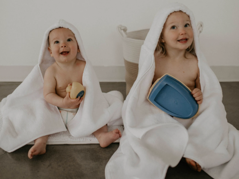 Parker Baby Hooded Bath Towel