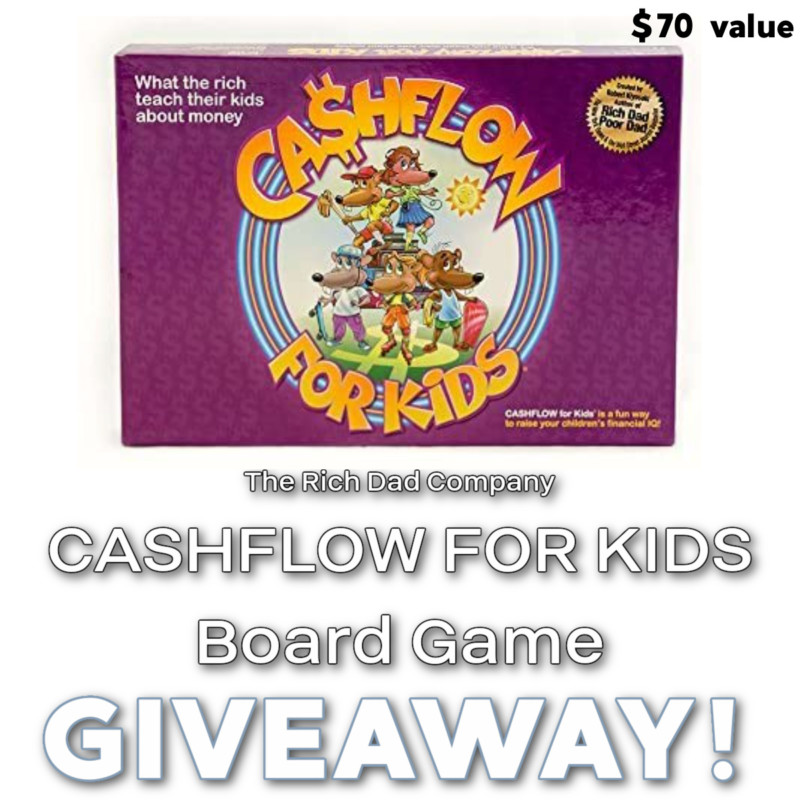The Rich Dad Company CASHFLOW For Kids Board Game Giveaway