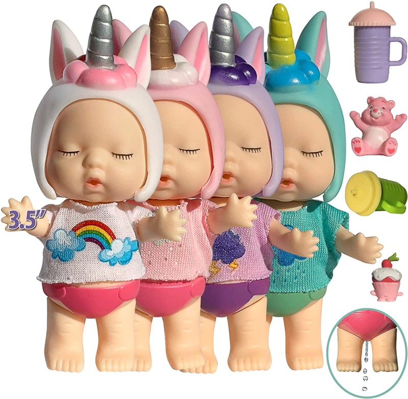 Unicorn Baby Dolls - Naturally Kids