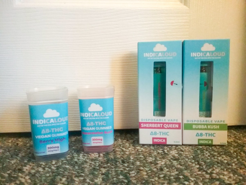 Indacloud delta 8 products