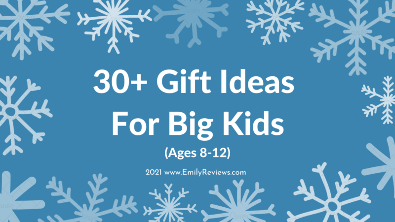 30+ holiday gift ideas for big kids ages 8, 9, 10, 11 and 12. 2021 big kid gift guide