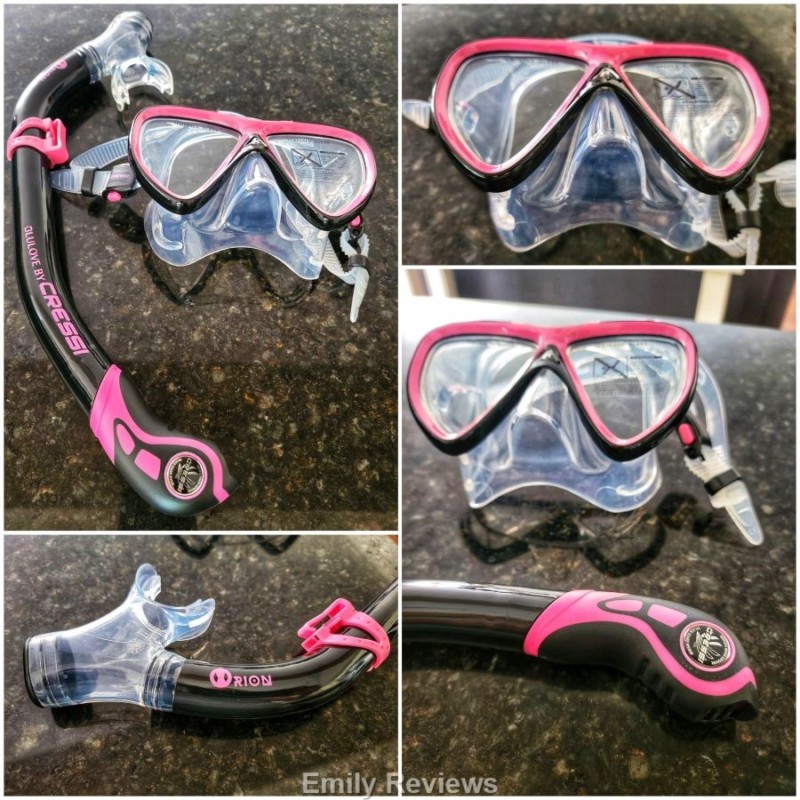 Cressi Ikarus Orion Dry Snorkel Mask Combo