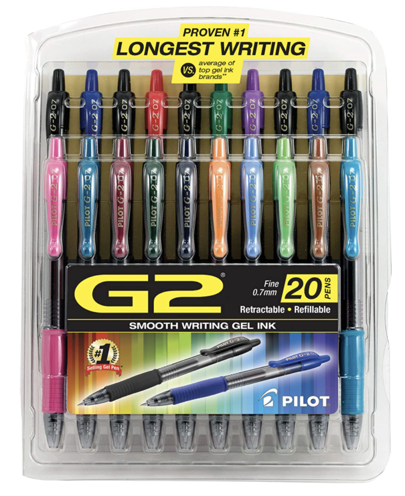 PILOT G2 Premium Refillable & Retractable Rolling Ball Gel Pens