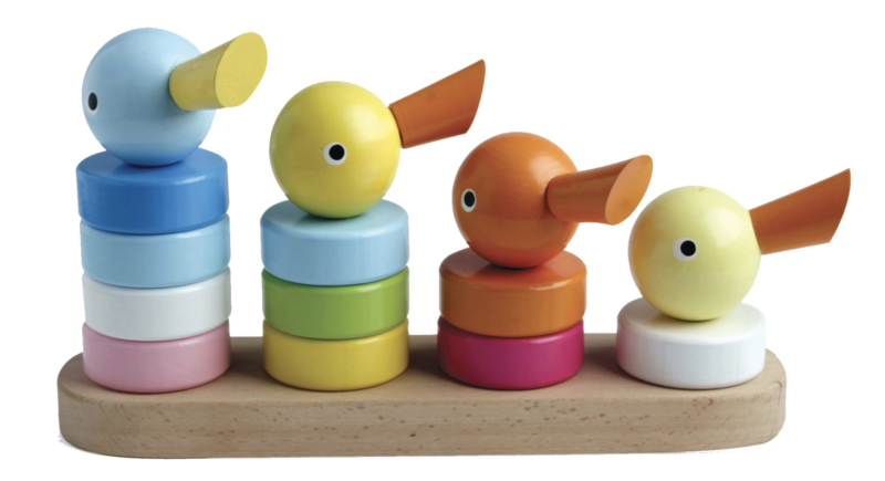 TiddlyTots Giggle Gaggle Ducks Stacking Toy