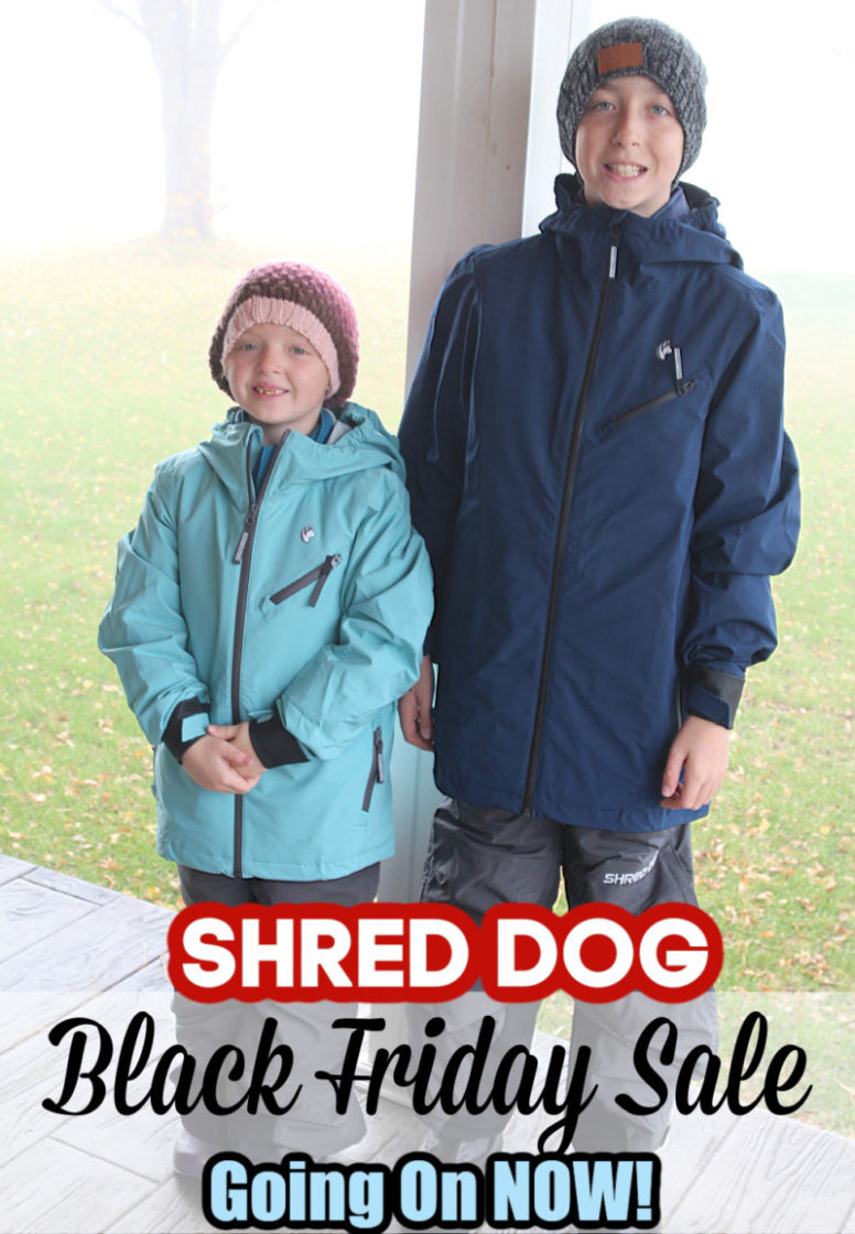 Shred Dog Kids Winter Gear Review + Black Friday Sale Going On NOW!