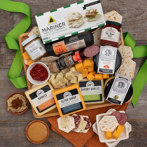 Gourmet gift basket for him