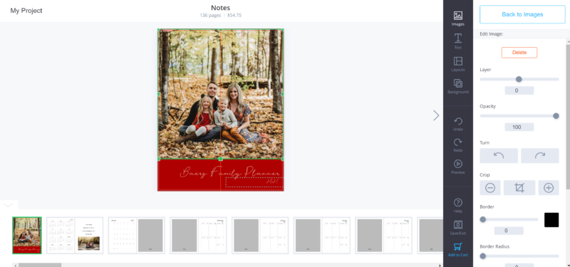 lifephoto planner design