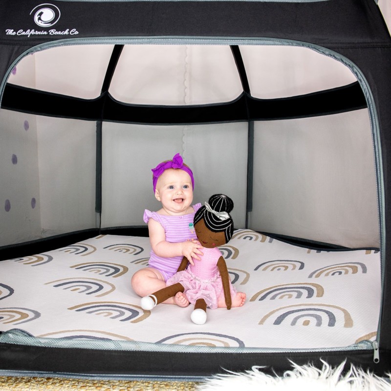 California Beach Co. Pop 'N Go Playpen + Accessories - Great Gift Idea For New Parents!