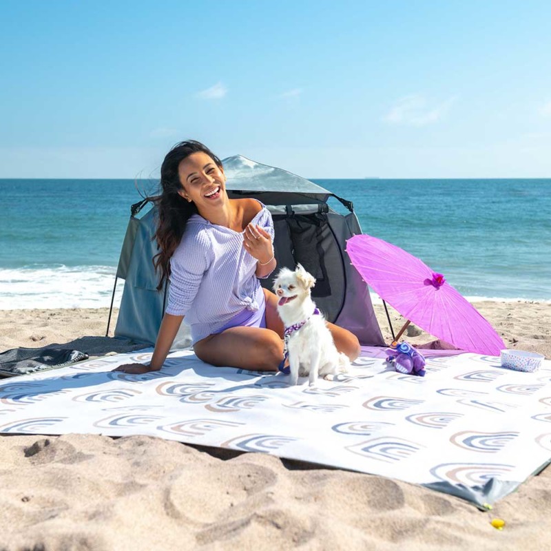 California Beach Co. Pop 'N Go Playpen + Accessories - Great Gift Idea For New Parents!