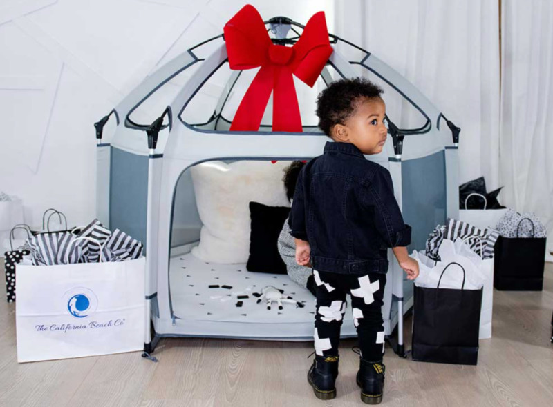 California Beach Co. Pop 'N Go Playpen + Accessories - Great Gift Idea For New Parents!