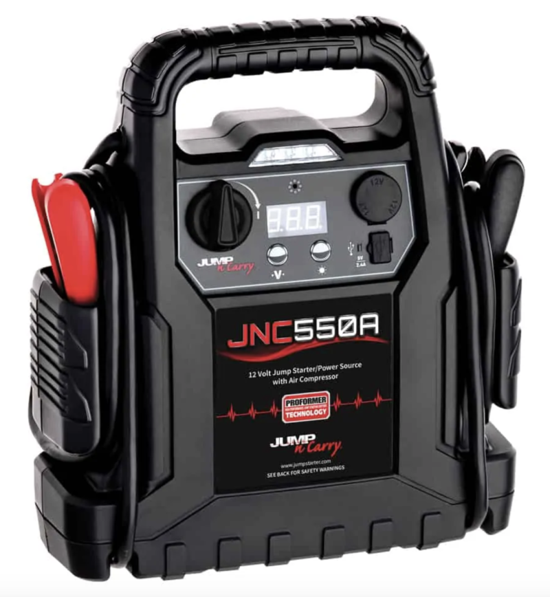 JNC550A 1100 Peak Amp 12V Jump Starter w/ Air System