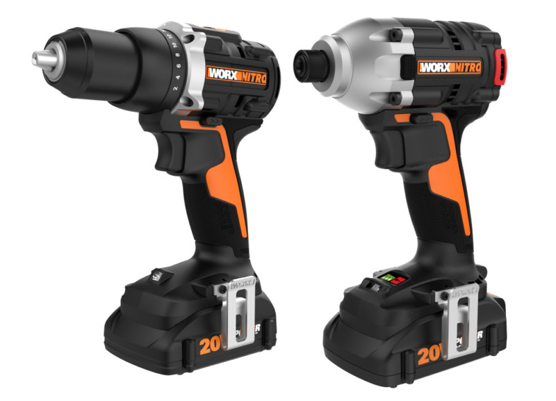 Worx Nitro 20V Power Share Impact Driver & Drill/Driver Combo Kit